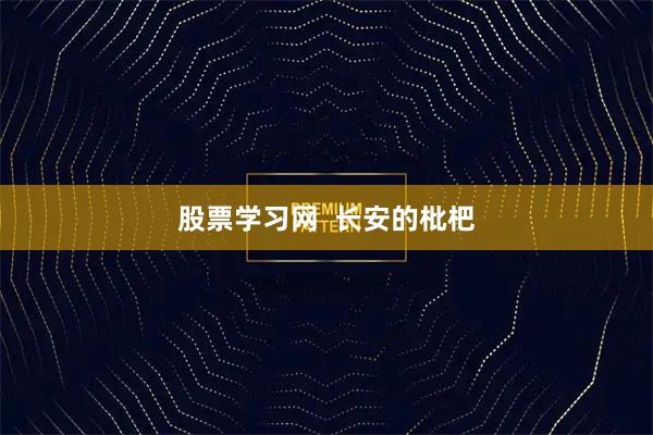 股票学习网  长安的枇杷